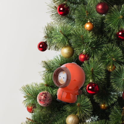 Glossy sculpted Kenny Christmas tree decoration