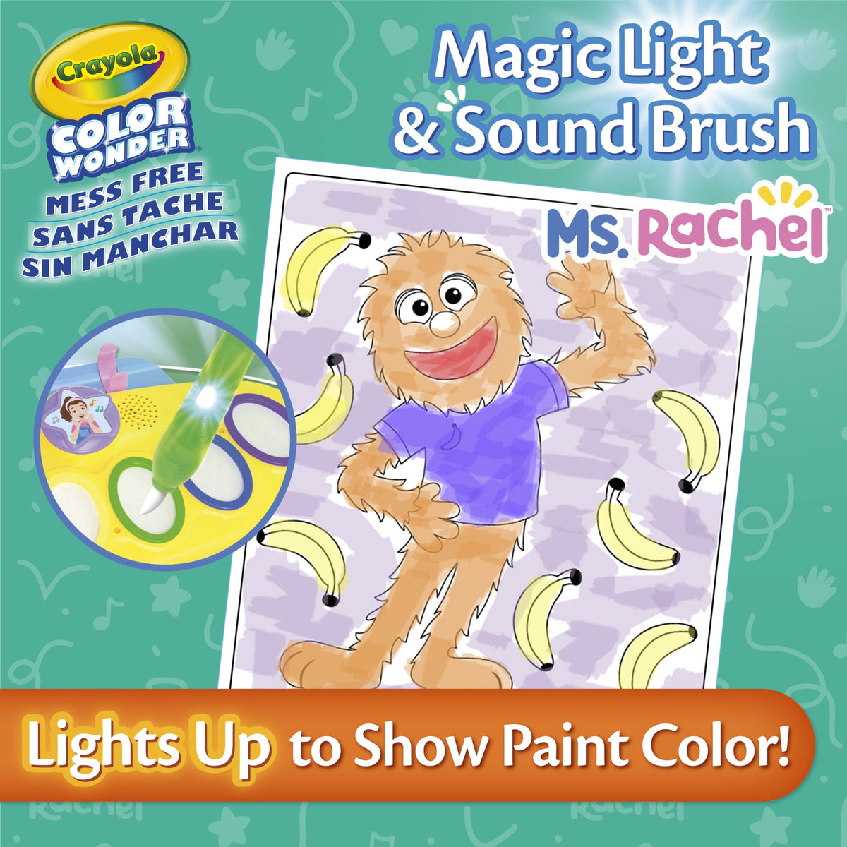 Ms. Rachel light and sound coloring set by Crayola