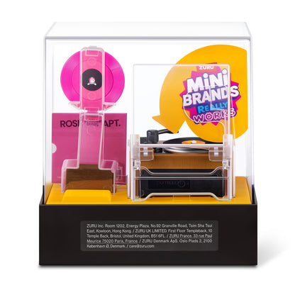 Mini Brands Really Works miniature music playset for ages 3 and up