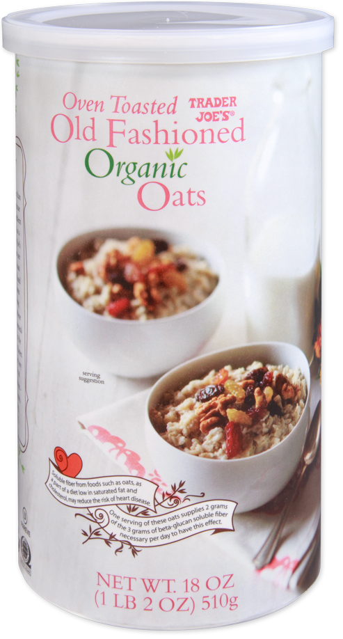 Trader Joe's oven toasted old fashioned organic oats