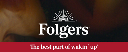 Folgers medium roast ground coffee packaging