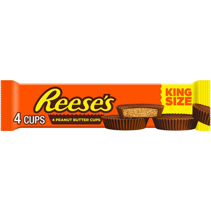 Reese's king size peanut butter cups candy, 2.8 oz