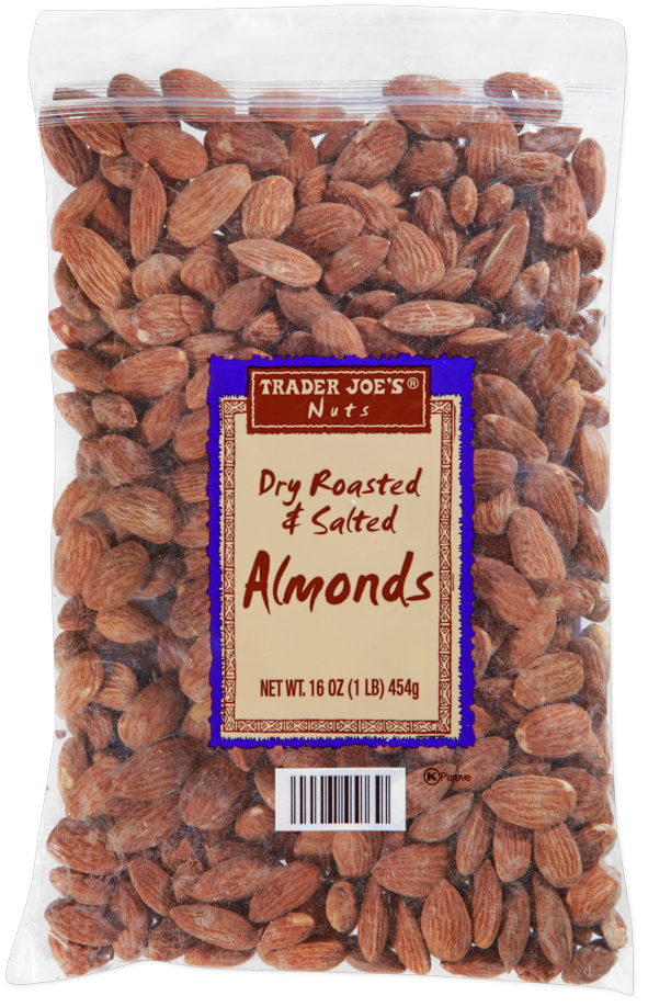 Trader Joe's dry roasted and salted almonds
