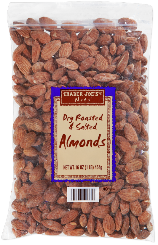 Trader Joe's dry roasted and salted almonds