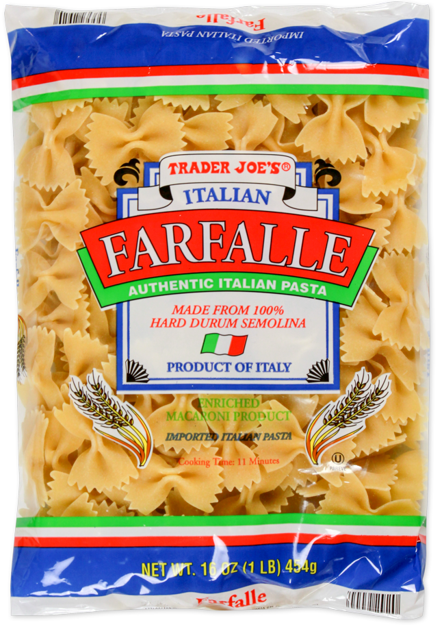 Trader Joe's Italian farfalle pasta