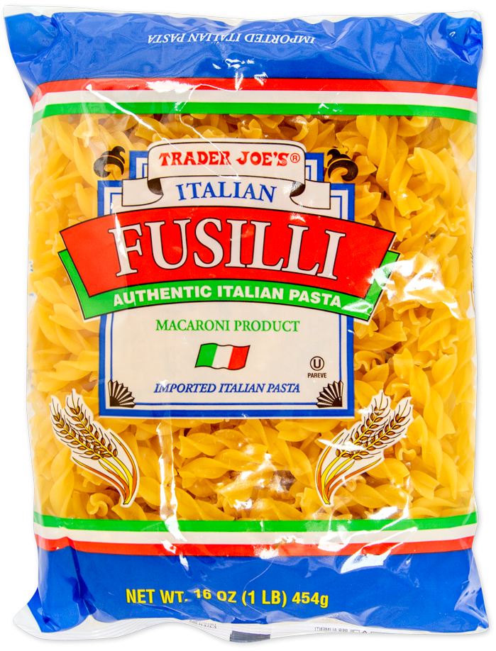 Trader Joe's Italian fusilli pasta