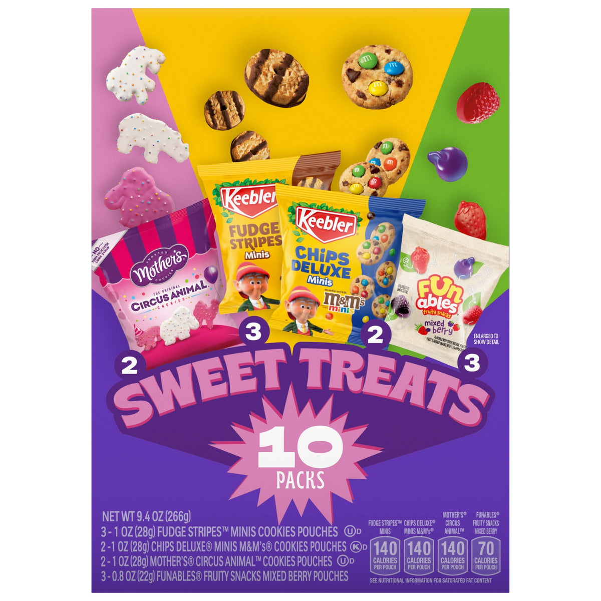 Keebler sweet snack variety box for pantry stocking