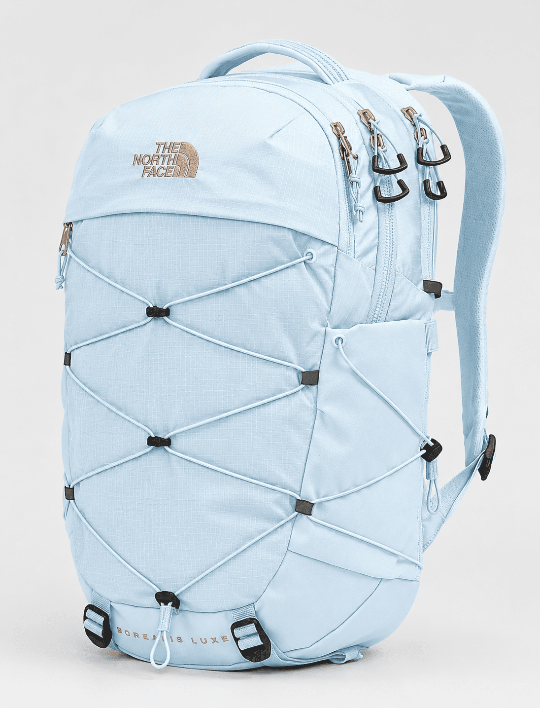 The North Face Borealis Luxe backpack with metallic accents