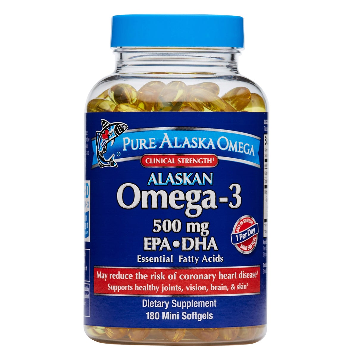 Pure Alaska Omega clinical strength omega-3 bottle