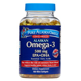 Pure Alaska Omega-3 Clinical Strength 500 mg EPA & DHA, 180 Mini Softgels