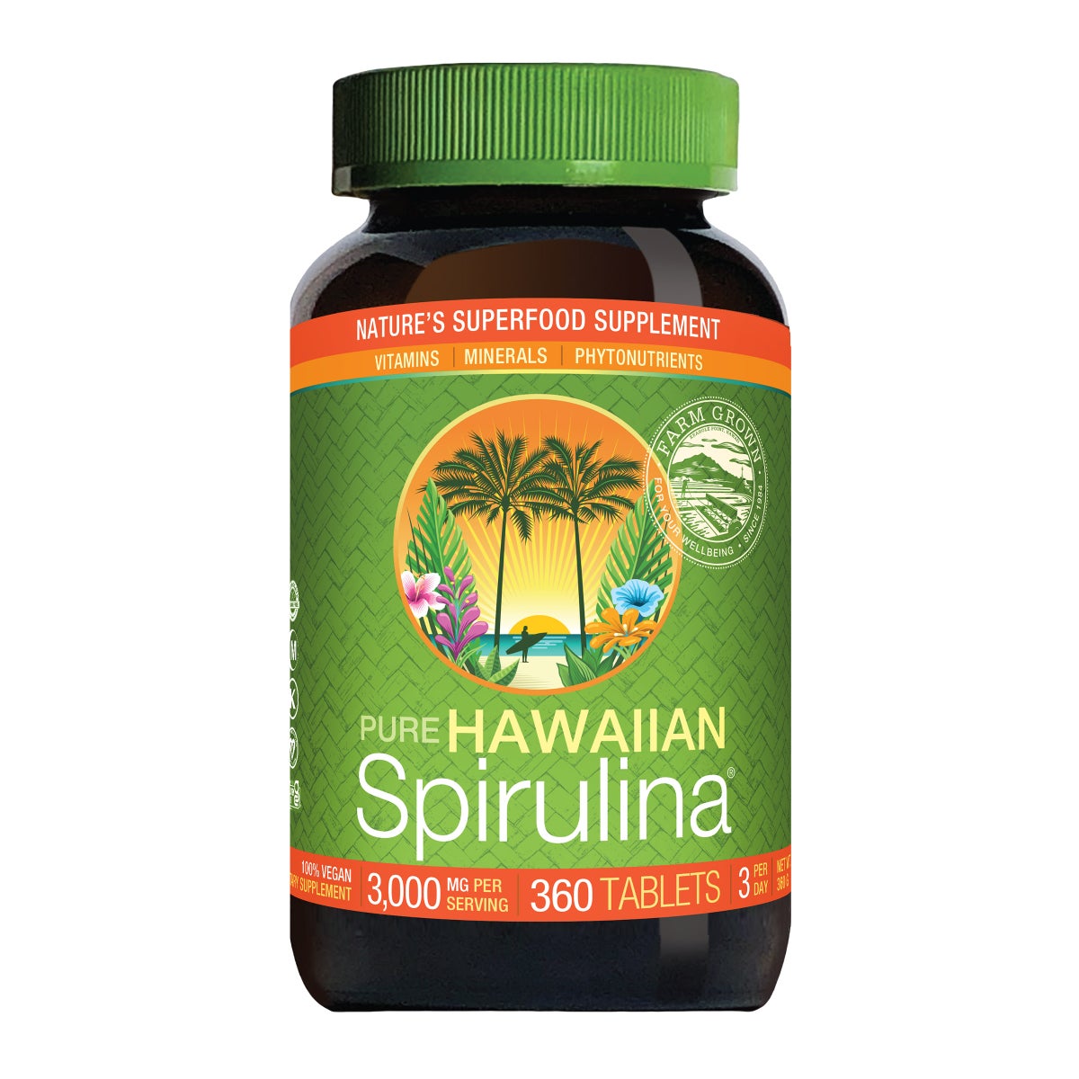 Nutrex Hawaii Pure Hawaiian Spirulina 3000 mg tablets