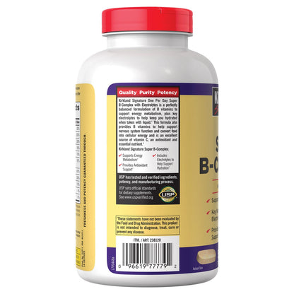 Kirkland Signature B-complex supplement 500 tablet count