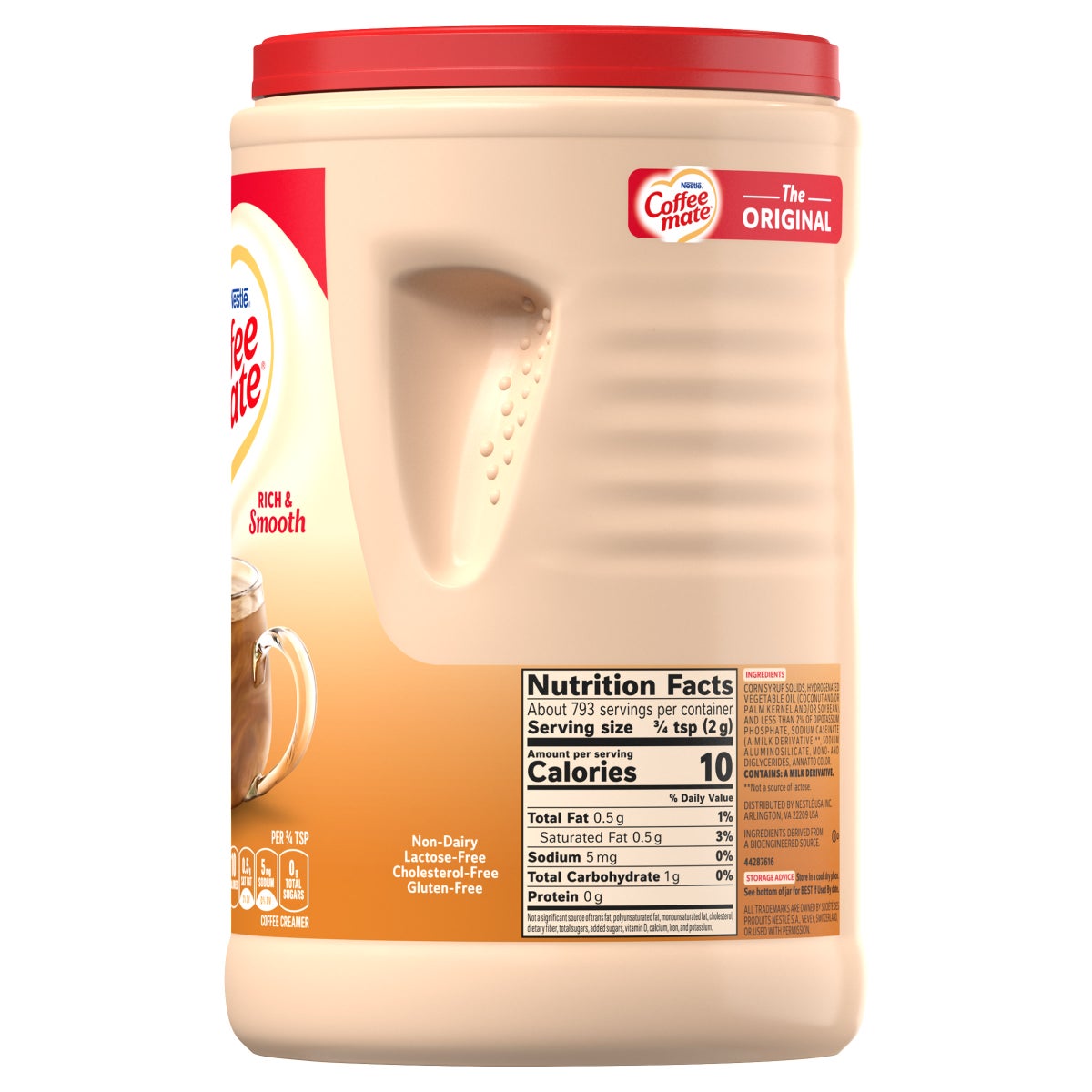 Original powdered coffee creamer value-size canister
