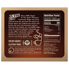 Single-serve natural cane sugar packets in box