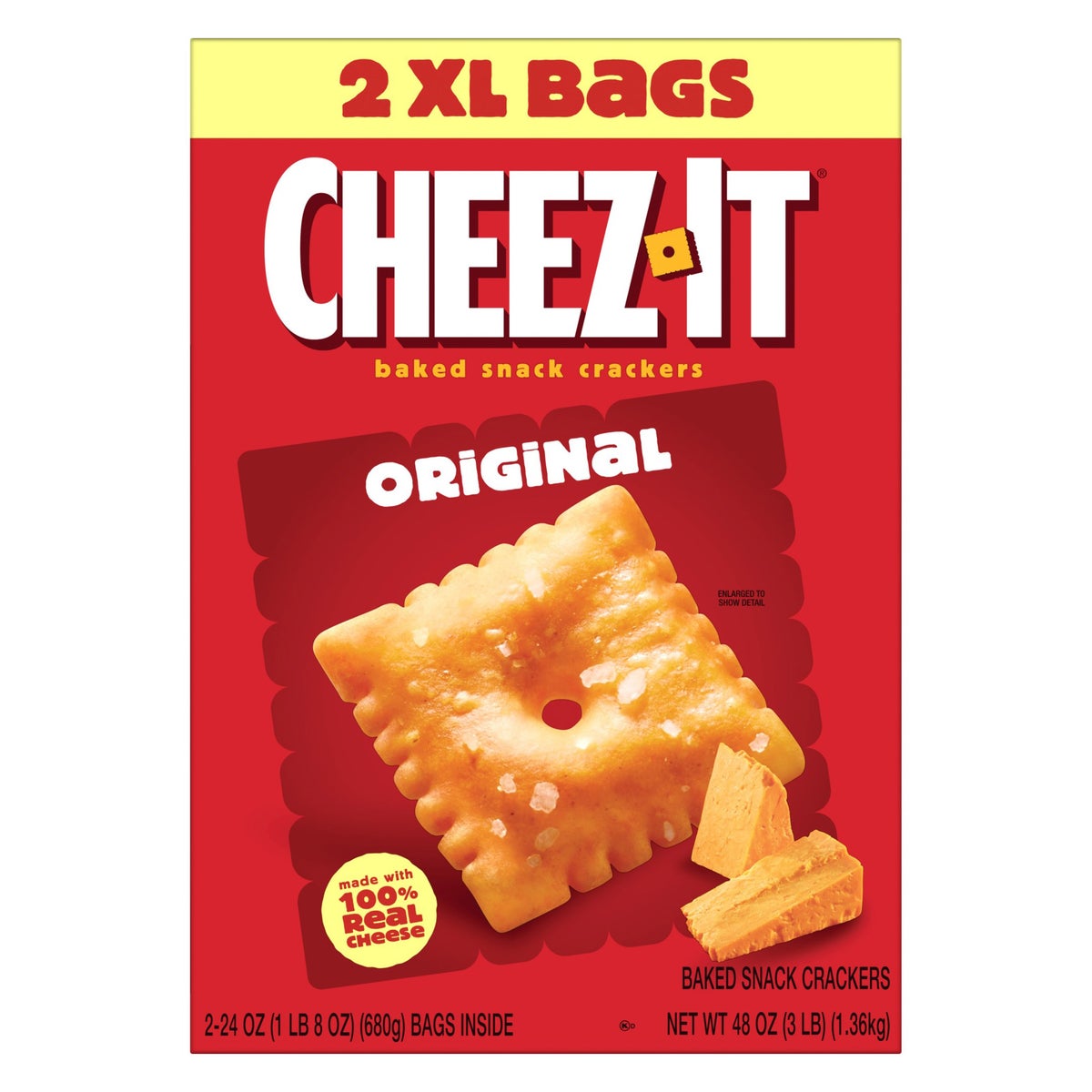 Cheez-It crackers two 24 oz bags