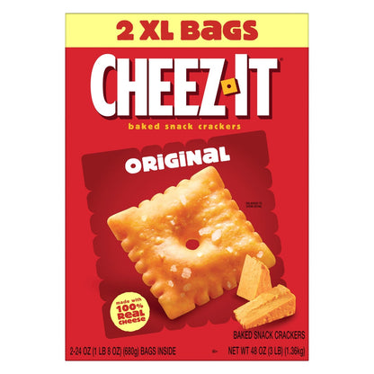 Cheez-It crackers two 24 oz bags