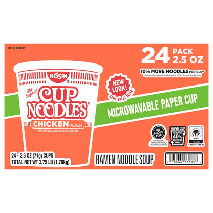 Nissin Cup Noodles ready in 3 minutes