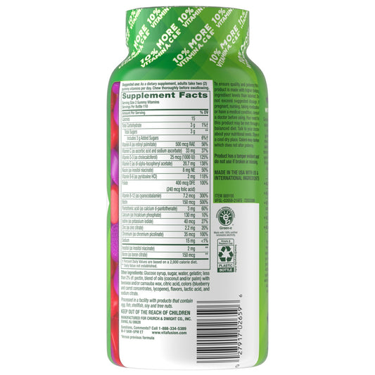 Natural berry flavor women’s multivitamin gummies