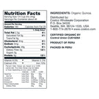 Resealable bag of Kirkland Signature quinoa