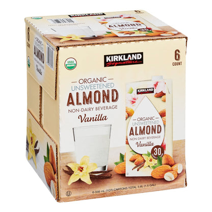 Vegan vanilla almond beverage by Kirkland Signature