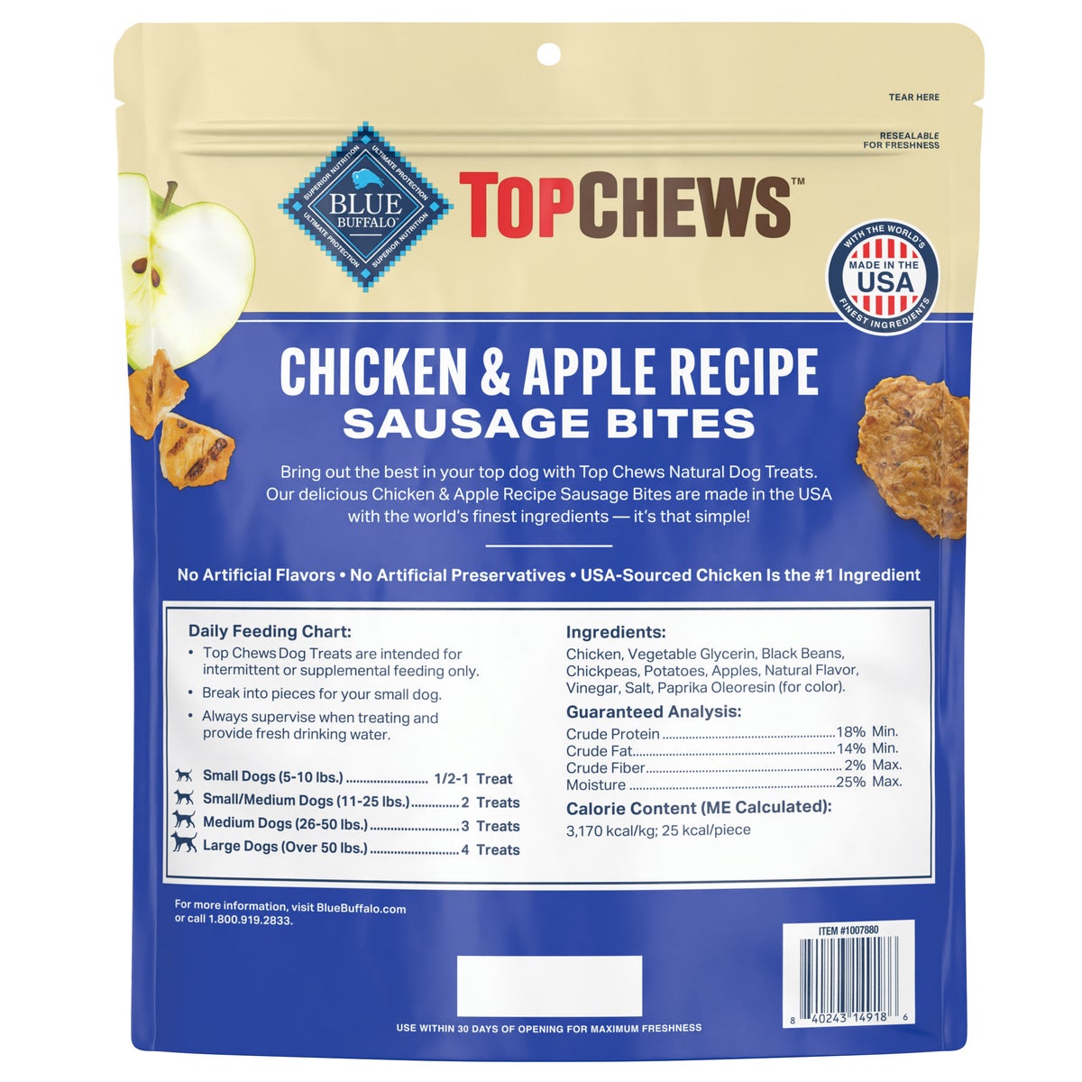 Top Chews 40 oz natural dog treats