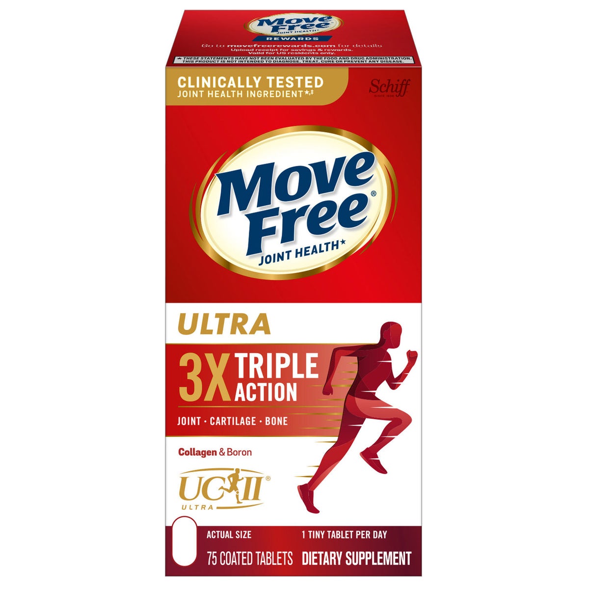 Schiff Move Free Ultra Triple Action joint supplement bottle