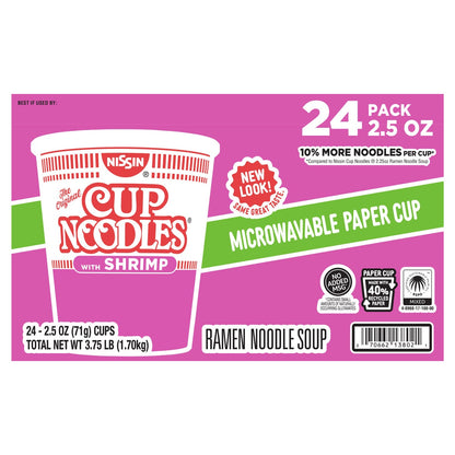 Nissin shrimp instant noodles pantry pack