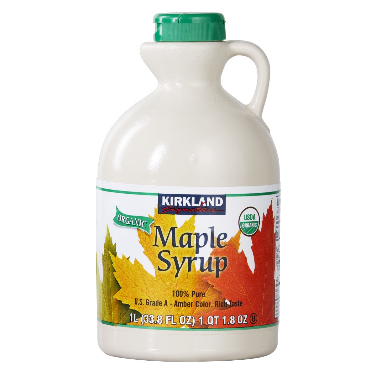 Kirkland Signature organic pure maple syrup 33.8 oz jug
