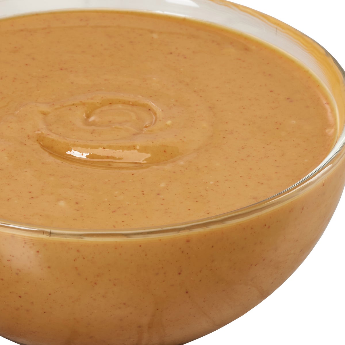 Kirkland Signature creamy peanut butter close-up