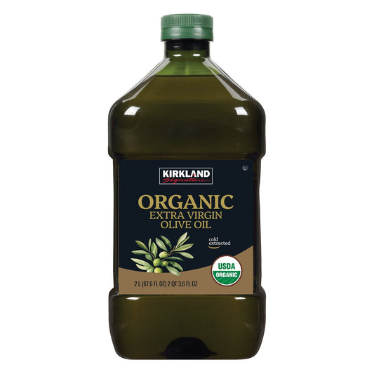 Kirkland Signature organic extra virgin olive oil 2L bottle