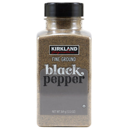 Kirkland Signature fine ground black pepper 12.3 oz