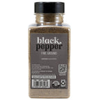 Fine ground black pepper seasoning jar by Kirkland Signature