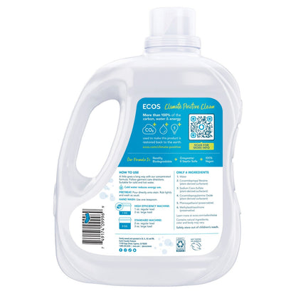 ECOS hypoallergenic laundry detergent 210 loads per bottle
