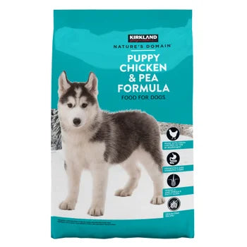 Kirkland Signature Nature's Domain Puppy Formula Chicken and Pea Dog Food 20 lb bag
