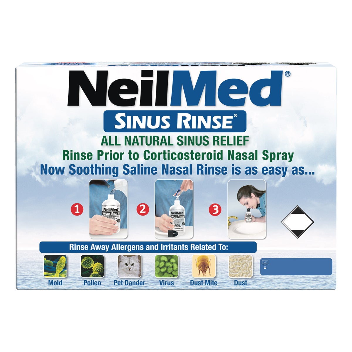 NeilMed saline spray and rinse kit