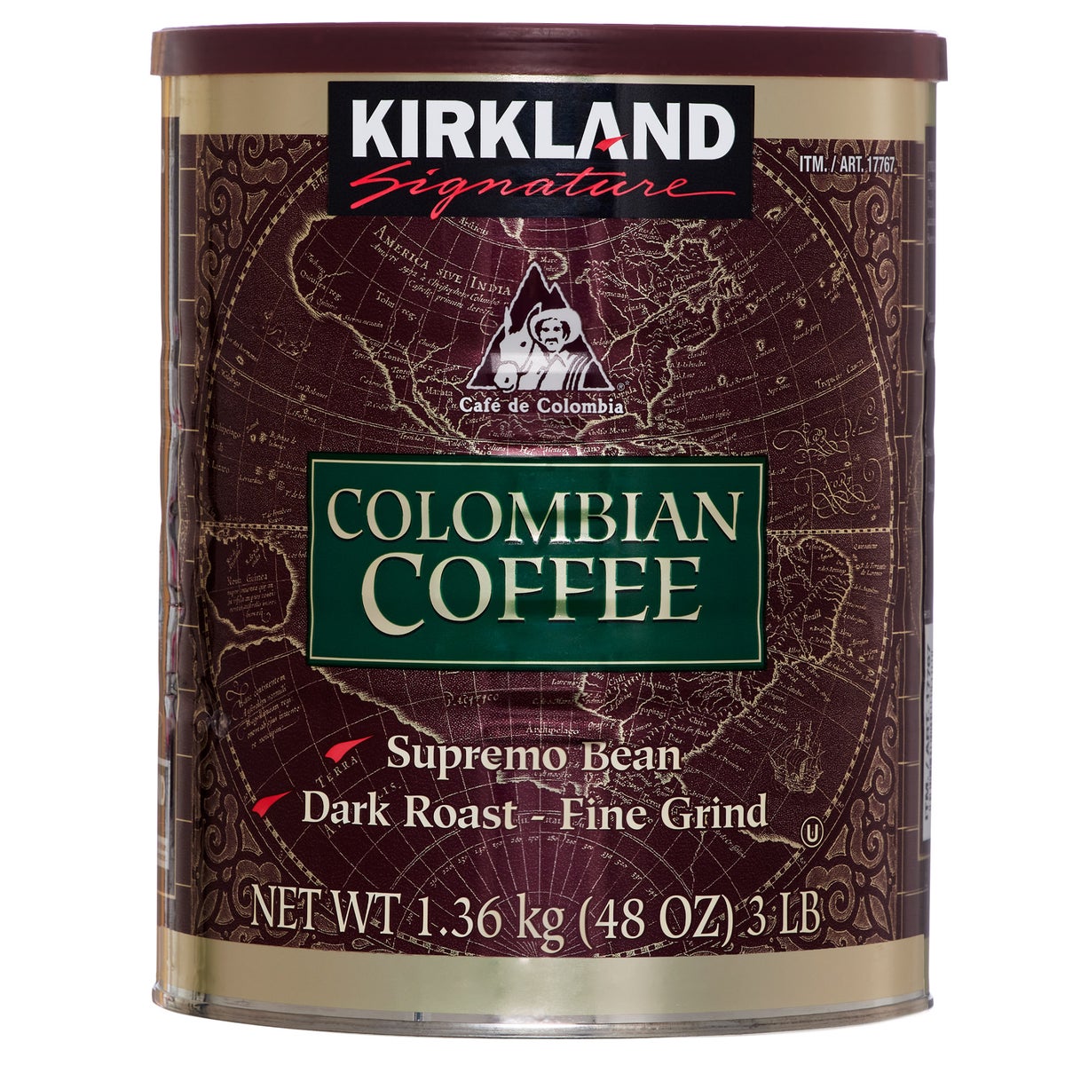 3 lb Kirkland Signature coffee with Supremo beans