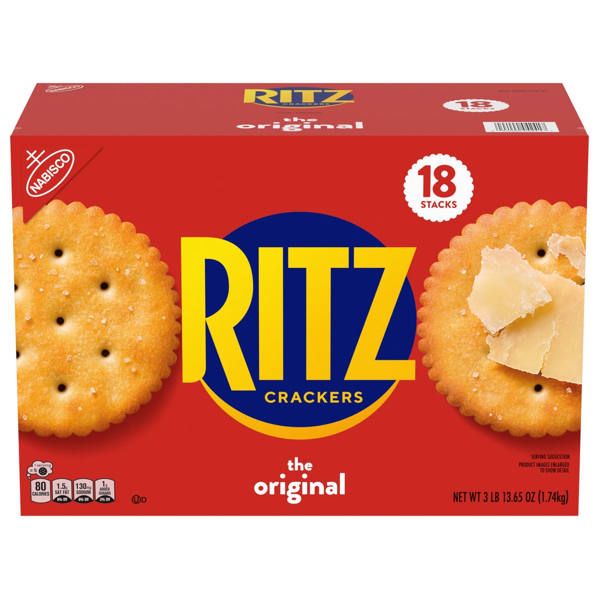 RITZ Original crackers 18-count pack