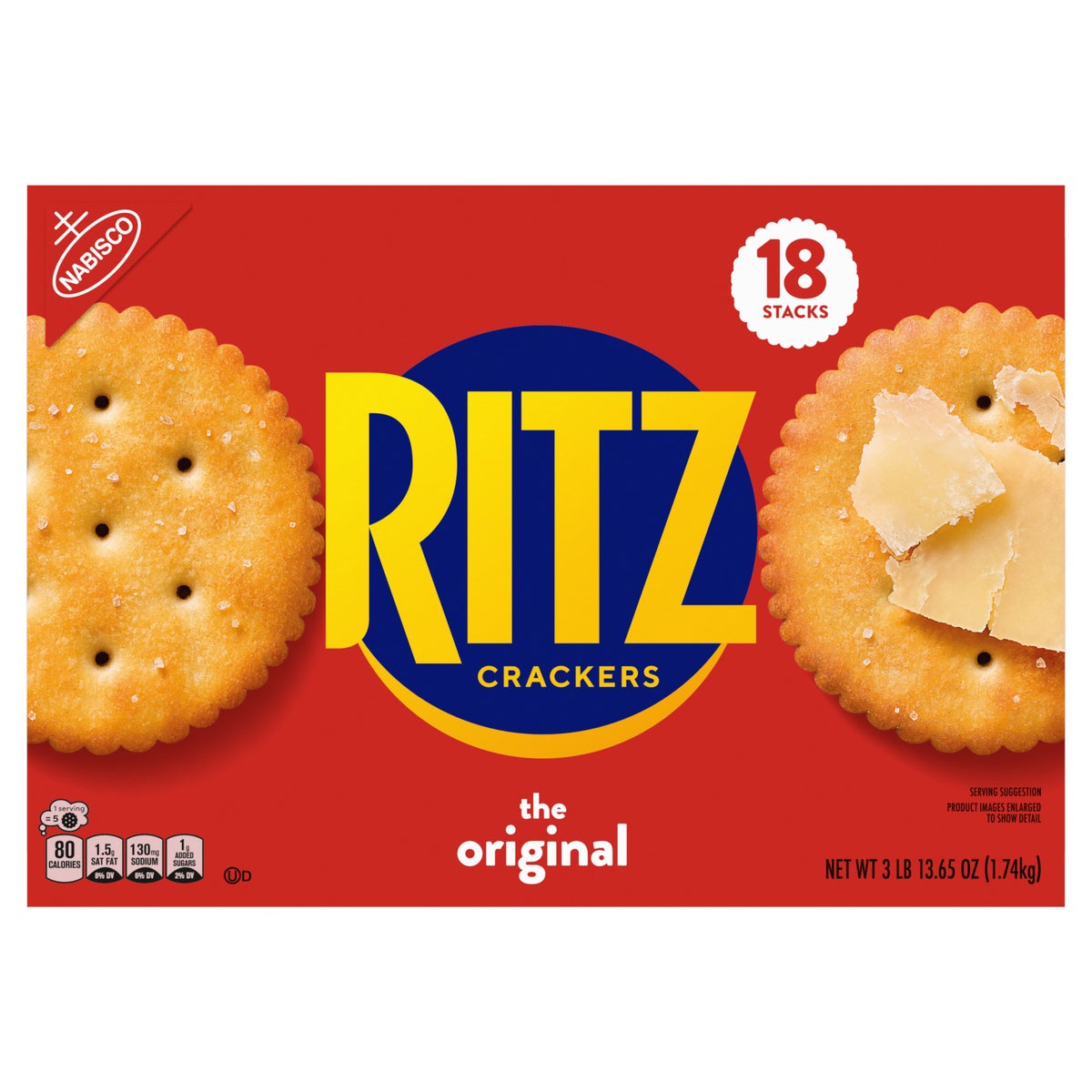 RITZ crackers 61.65 oz total net weight
