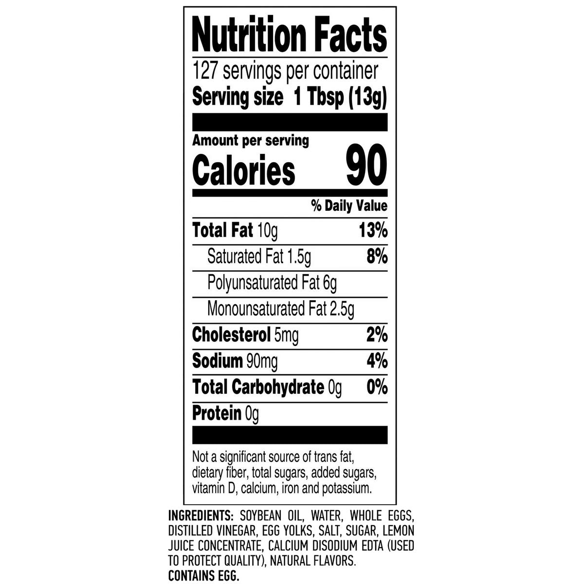 Hellmann's, Real Mayonnaise, 64 oz