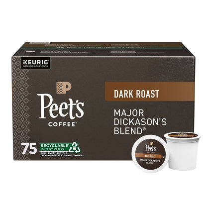 Peet's Coffee Major Dickason's Blend 75-count K-Cup pods
