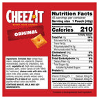 Individual 1.5 oz Cheez-It cracker pack