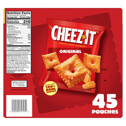 Cheez-It crackers value pack 45 count