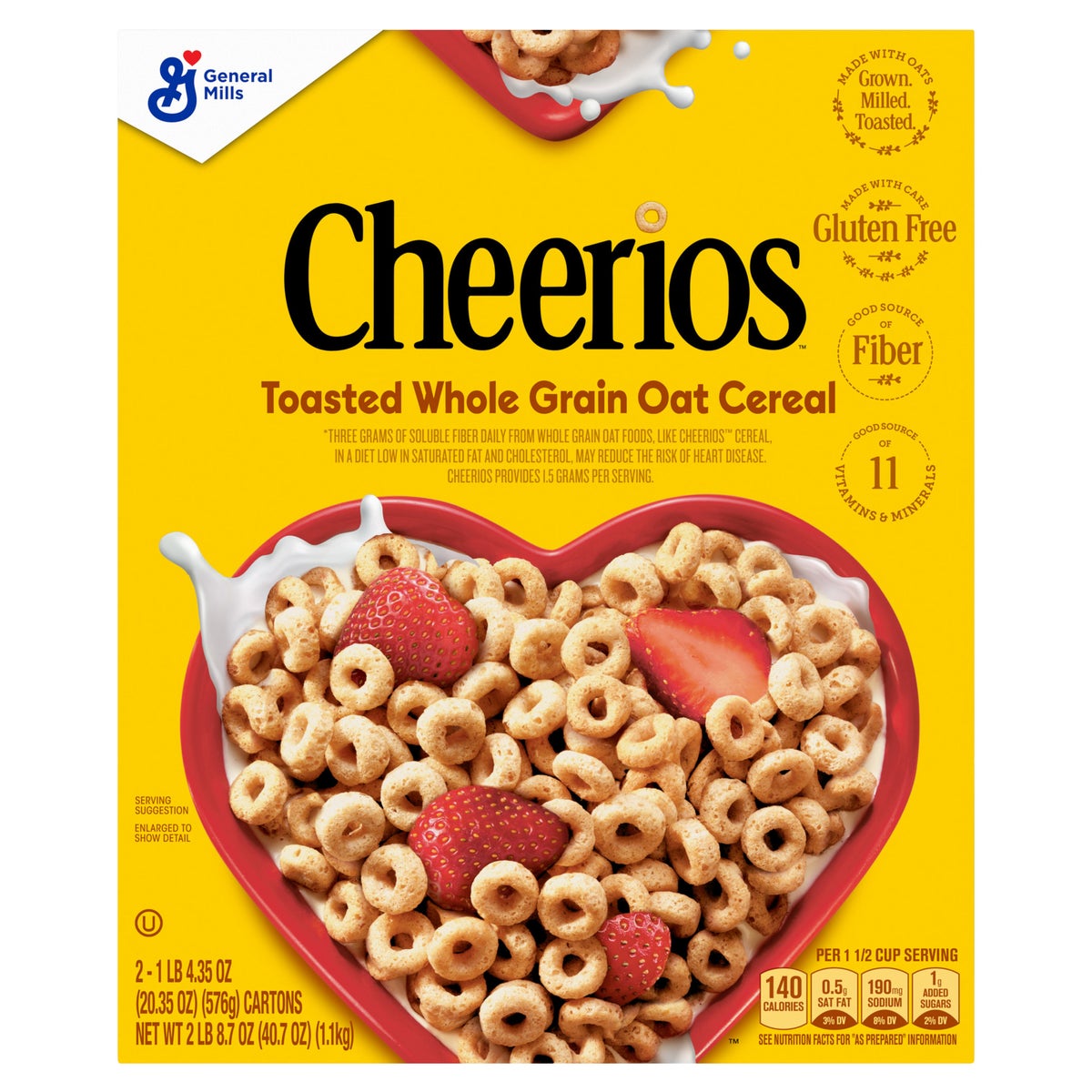 General Mills Cheerios Cereal 2-count breakfast cereal