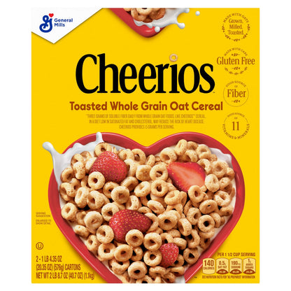 General Mills Cheerios Cereal 2-count breakfast cereal