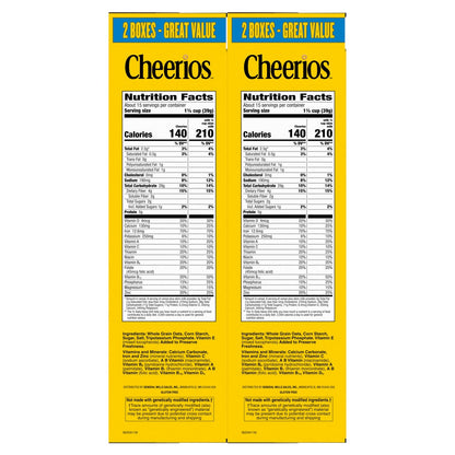 20.35 oz boxes of General Mills Cheerios cereal