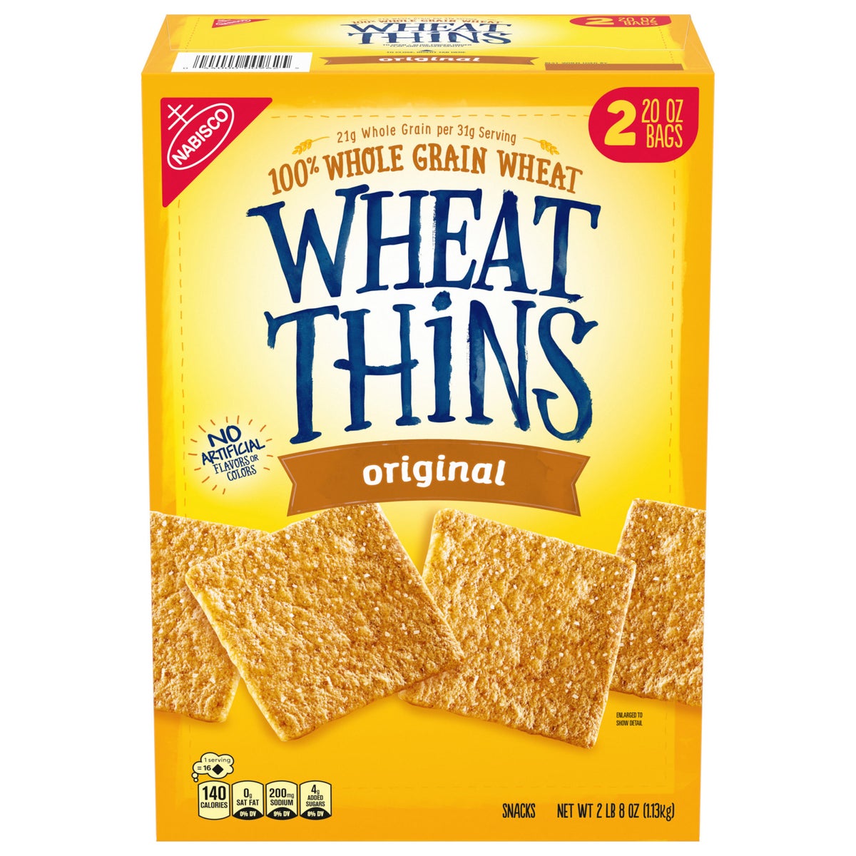 Wheat Thins Original whole grain crackers 40 oz box