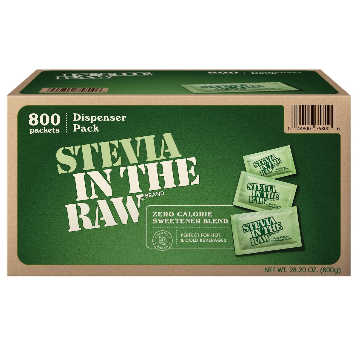 Stevia in the Raw zero calorie sweetener 800-count pack