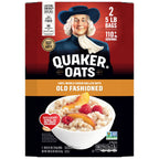 Front view of Quaker old fashioned oats package