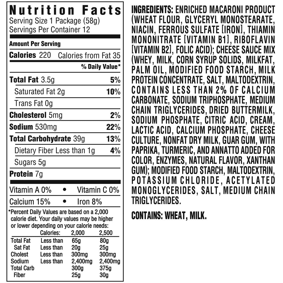 Kraft mac and cheese cup single-serve packaging