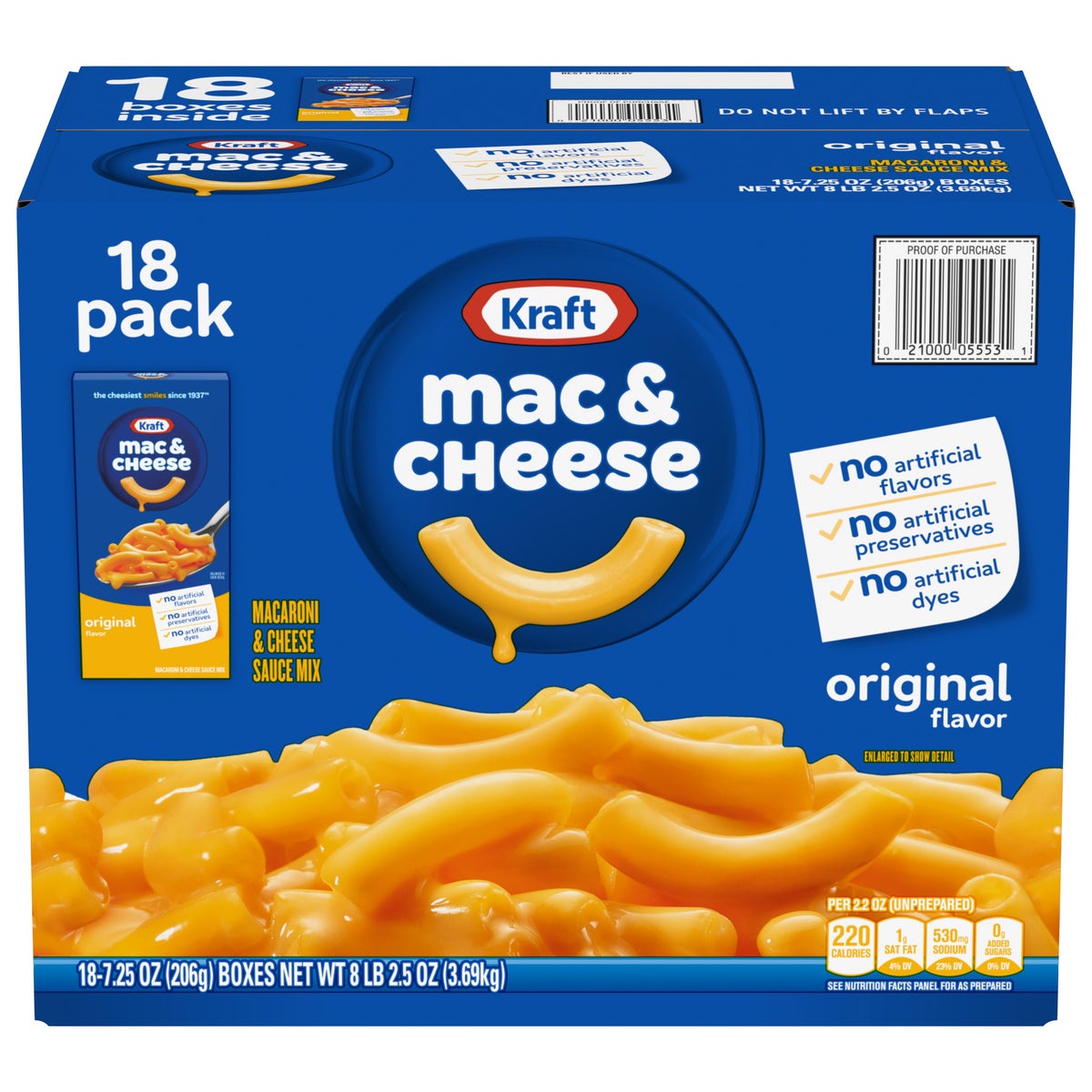 Kraft Macaroni & Cheese Dinner 7.25 oz boxes